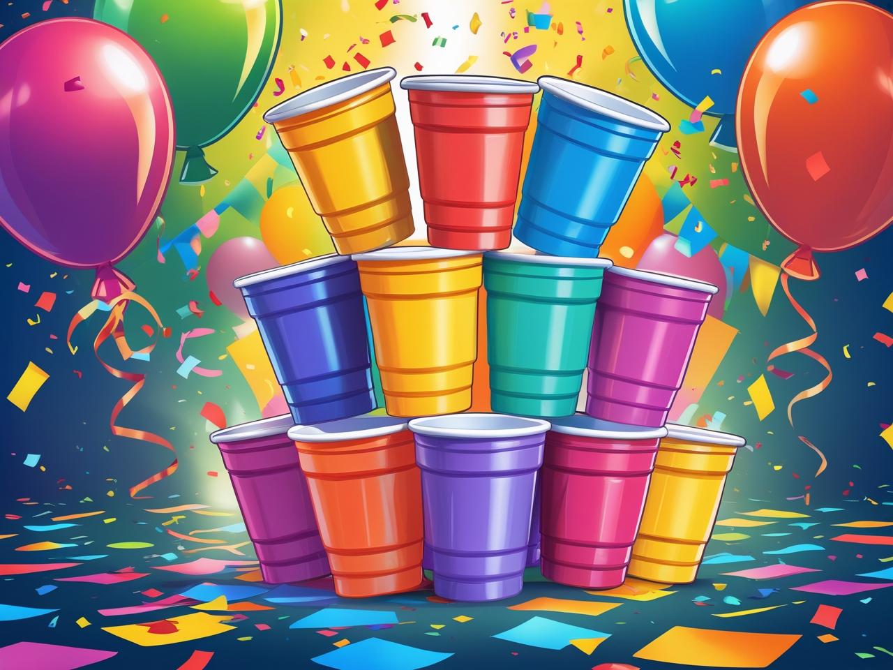 Party Cups Stack