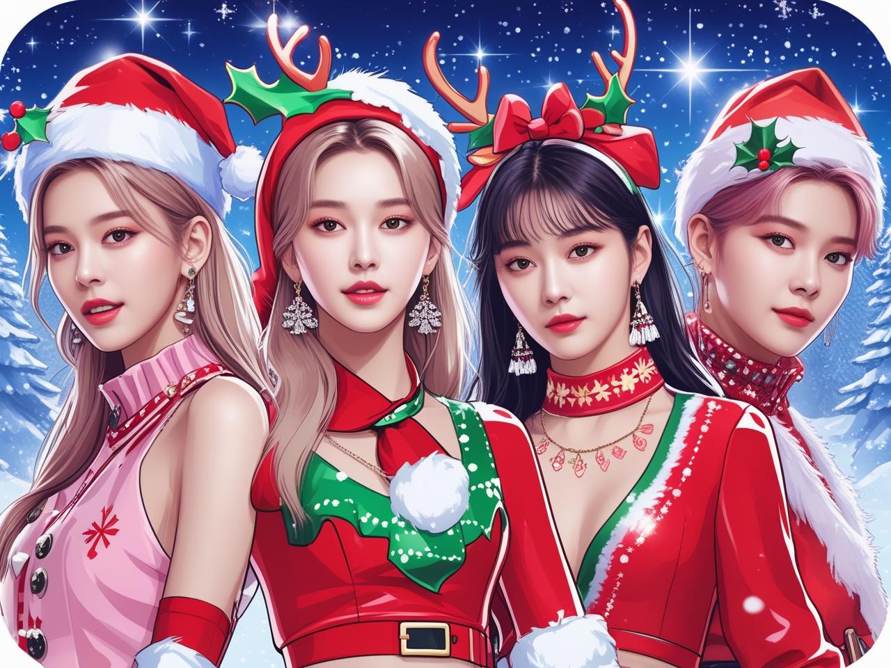 Black Pink Christmas Concert